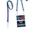 3/8" Econo Dual Attachment Lanyard (3-4 Week Service)